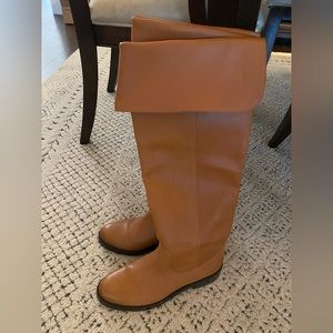 TIME FOR WINTER!!! J CREW LEATHER riding boot: size 8.5 ⭐️EXCELLENT USED CARE⭐️